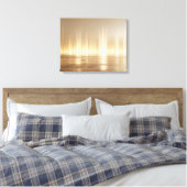 Eternal Noon – Pillars of Now Canvas Wall Art Afdruk (Insitu (Slaapkamer))