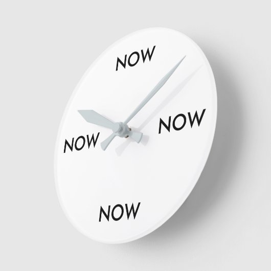 Eternal Now Clock Ronde Klok (Hoek)