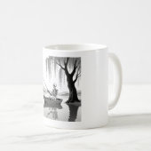 Eternal Patience Skeleton Fishing Zen Graphic Mug Koffiemok (Voorkant rechts)