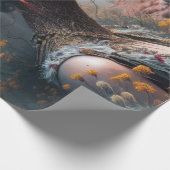 Eternal Princess Warrior, een Amerikaanse schedel Cadeaupapier (Hoek)