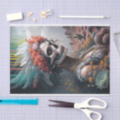 Eternal Princess Warrior, een Amerikaanse schedel Tissuepapier (Craft)