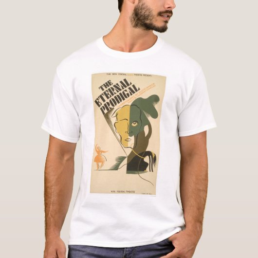 Eternal Prodigal Play 1938 WPA T-shirt (Voorkant)
