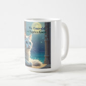 Eternal Radiance: kleurrijke diepten Koffiemok (Voorkant rechts)