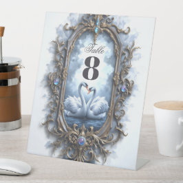Eternal Reflection – De Swanheart Unie. Reclamebord Met Voetstuk