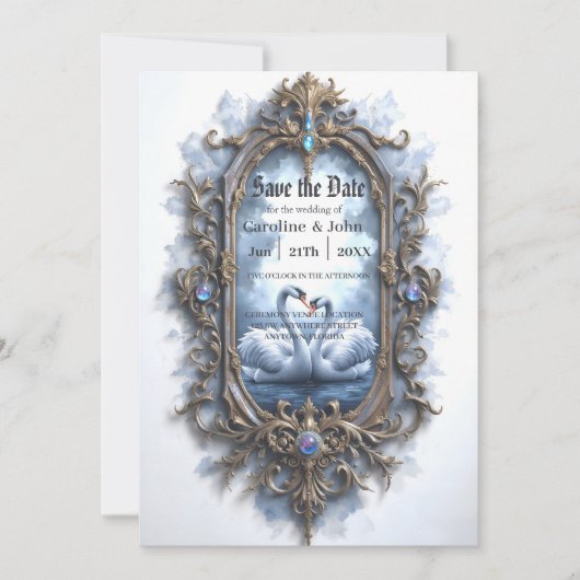 Eternal Reflection – De Swanheart Unie. Save The Date (Voorkant)