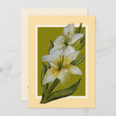 Eternal Rest Mass Offering Card Notitiekaartje (Voorkant / Achterkant)