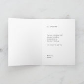Eternal Rest Prayer Bereavement-kaart Kaart (Binnen)