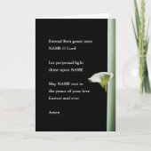 Eternal Rest Prayer Bereavement-kaart Kaart (Voorkant)