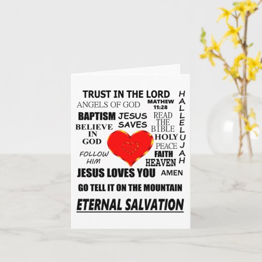 Eternal Salvation Kaart (Gele Bloem)