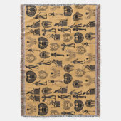 Eternal Sands: Egyptian Antique Elegance for Time Deken (Voorkant Verticaal)