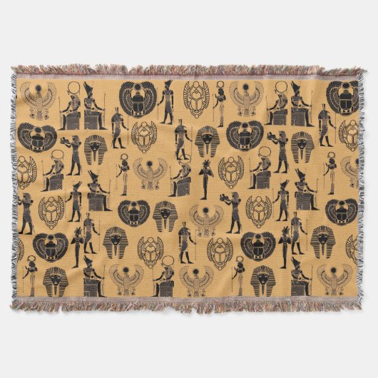 Eternal Sands: Egyptian Antique Elegance for Time Deken (Voorkant)