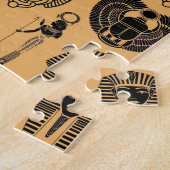 Eternal Sands: Egyptian Antique Elegance for Time Legpuzzel (Zijkant)