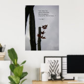 Eternal Song of Life: Natuur Zen/Tao-Poster Poster (Thuiskantoor)