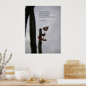 Eternal Song of Life: Natuur Zen/Tao-Poster Poster (Keuken)