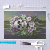Eternal Soul, Gothic Skull, Moeder Natuur Decoupag Tissuepapier (Craft)