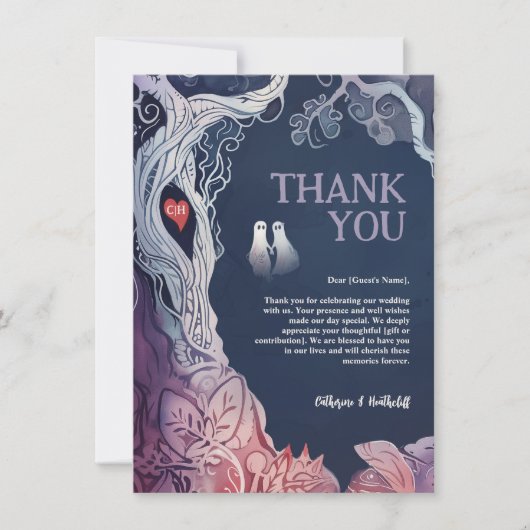 Eternal Soulmates - Dankjewel Card Bedankkaart (Voorkant)