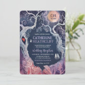 Eternal Soulmates | Tarot receptie bruiloft Kaart (Staand voorkant)