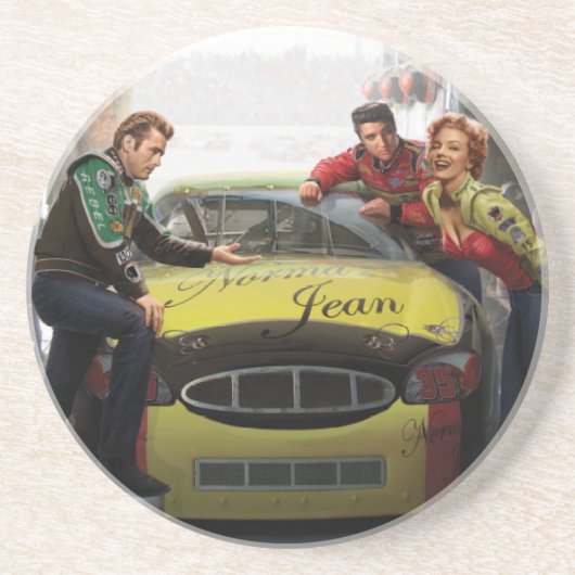 Eternal Speedway Zandsteen Onderzetter (Voorkant)