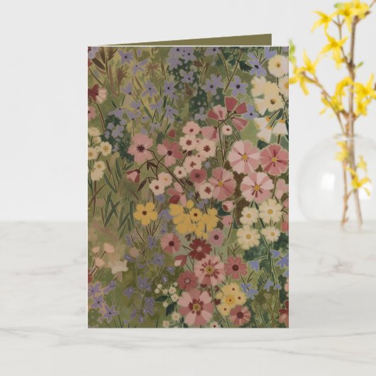 Eternal Spring Bloom Kaart (Gele Bloem)
