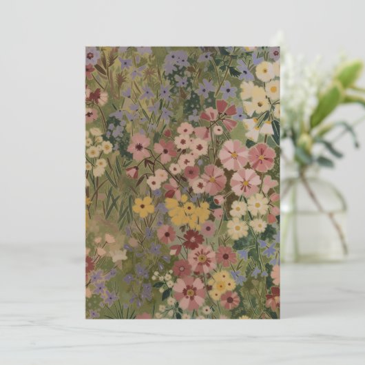 Eternal Spring Bloom Kaart (Staand voorkant)