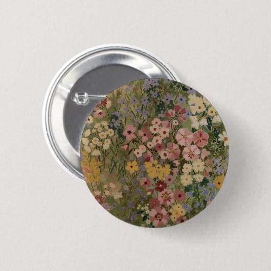 Eternal Spring Bloom Ronde Button 5,7 Cm (Voorkant /achterkant)