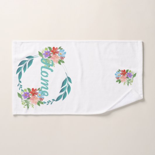 Eternal Spring Colors & Flowers Bad Handdoek (Handdoek)