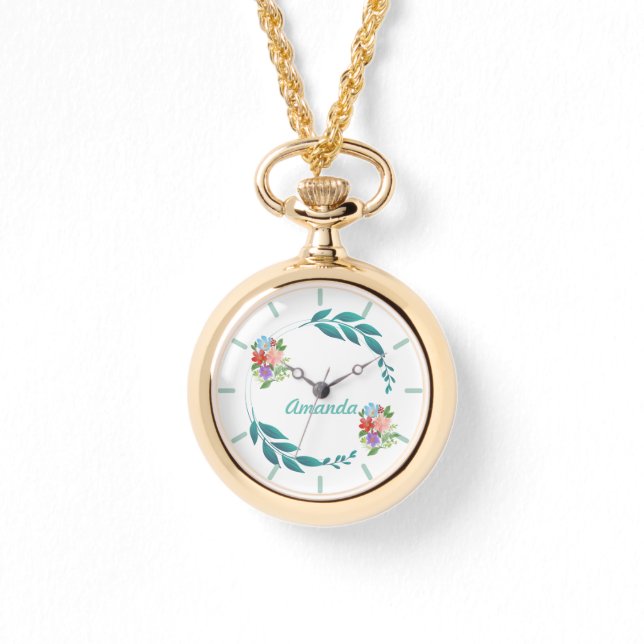 Eternal Spring Colors & Flowers Horloge (Voorkant)
