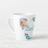 Eternal Spring Colors & Flowers Latte Mok (Linkerhoek)