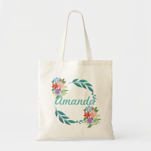 Eternal Spring Colors & Flowers Tote Bag (Voorkant)