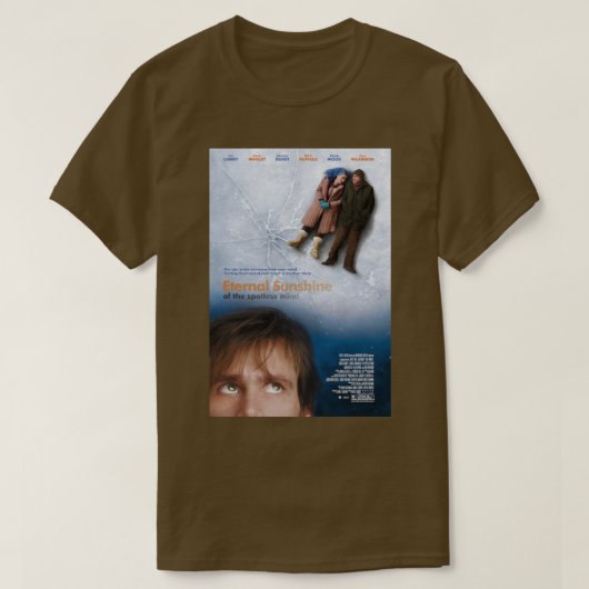 Eternal Sunshine of the Spotless Mind Movie Poster T-shirt (Design voorkant)