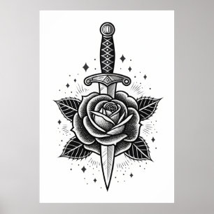 Eternal Thorn: het klassieke Roos van de dolk Poster
