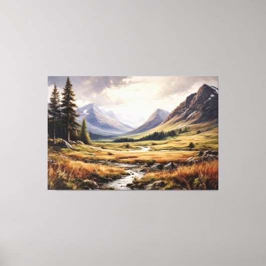 Eternal Valley Canvas Afdruk (Voorkant)