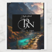 Eternal Vines Wijn Etiket (Enkel label)