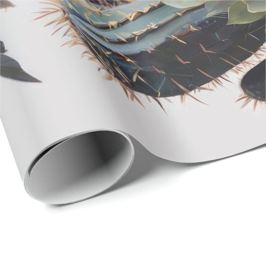 Eternal Warrior, Indiaanse totemschedel Cadeaupapier (Rol Hoek)