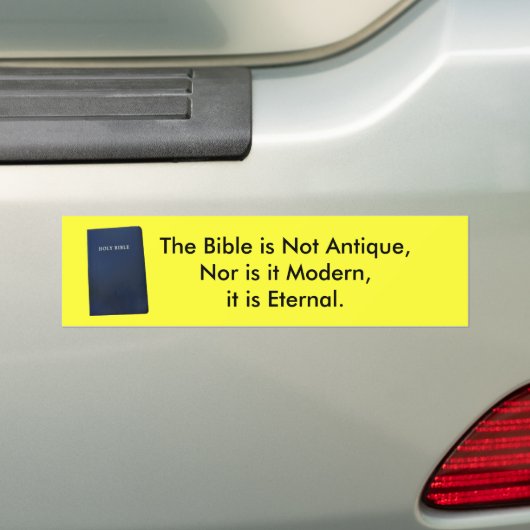 Eternale bijbel bumpersticker (Op auto)