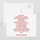 Eternale God in wiens genade eindeloos is... Briefkaart (Voorkant / Achterkant)