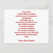 Eternale God in wiens genade eindeloos is... Briefkaart (Voorkant)