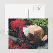 Eternale slaapsprookje donkerprinses Briefkaart (Voorkant / Achterkant)