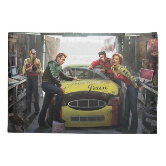 Eternale snelweg 2 kussensloop (Achterkant-Links)