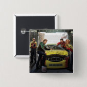 Eternale snelweg 2 vierkante button 5,1 cm (Voorkant /achterkant)