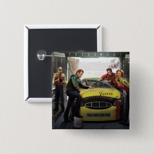 Eternale snelweg 2 vierkante button 5,1 cm (Voorkant /achterkant)