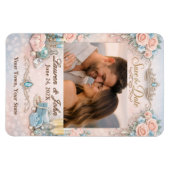 Eternally Majestic Photo Save Date Wedding Magnet Magneet (Horizontaal)