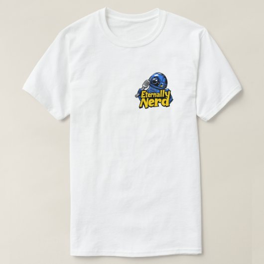 Eternally Nerd Podcast T-shirt (Design voorkant)
