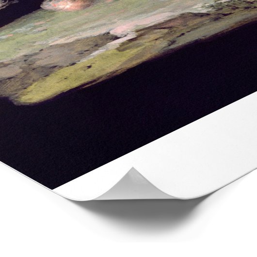 Eterniteit (olie op het paneel) poster (Hoek)