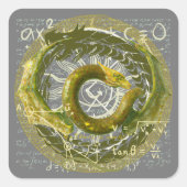 Eterniteit Vierkante Sticker (Voorkant)