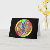 "Eternity"-briefkaart Kaart (Gele Bloem)