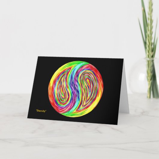 "Eternity"-briefkaart Kaart (Voorkant)