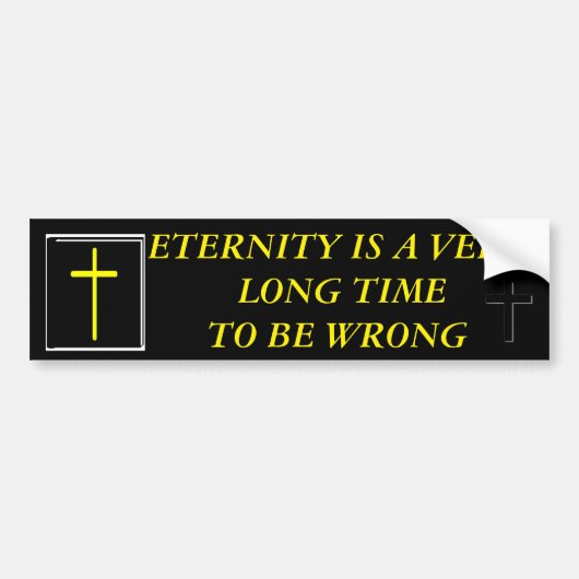 ETERNITY BUMPERSTICKER (Voorkant)
