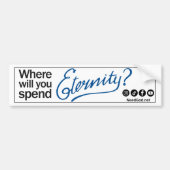 Eternity Car Decal Bumpersticker (Voorkant)