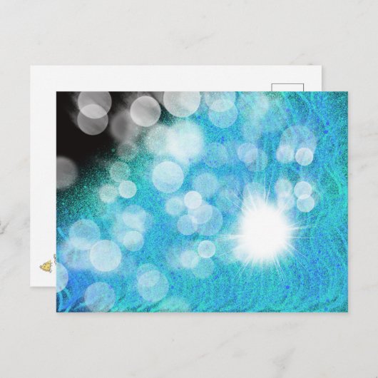 Eternity Celestial Prophetic Christelijk Modern Ar Briefkaart (Voorkant / Achterkant)